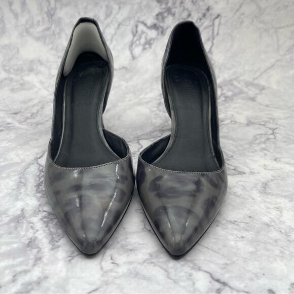J. Crew, Made in Italy, Black/Grey Leopard Heels. Size 7. 3” Heel - Picture 2 of 8